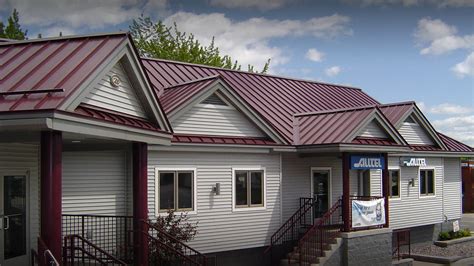 white house with burgundy metal roof|14 Metal Roof and Siding Color Combinations for Curb .